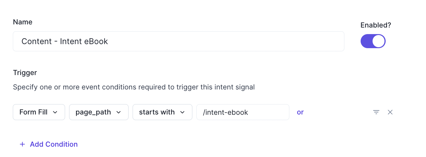 Tracking ebook downloads intent signal